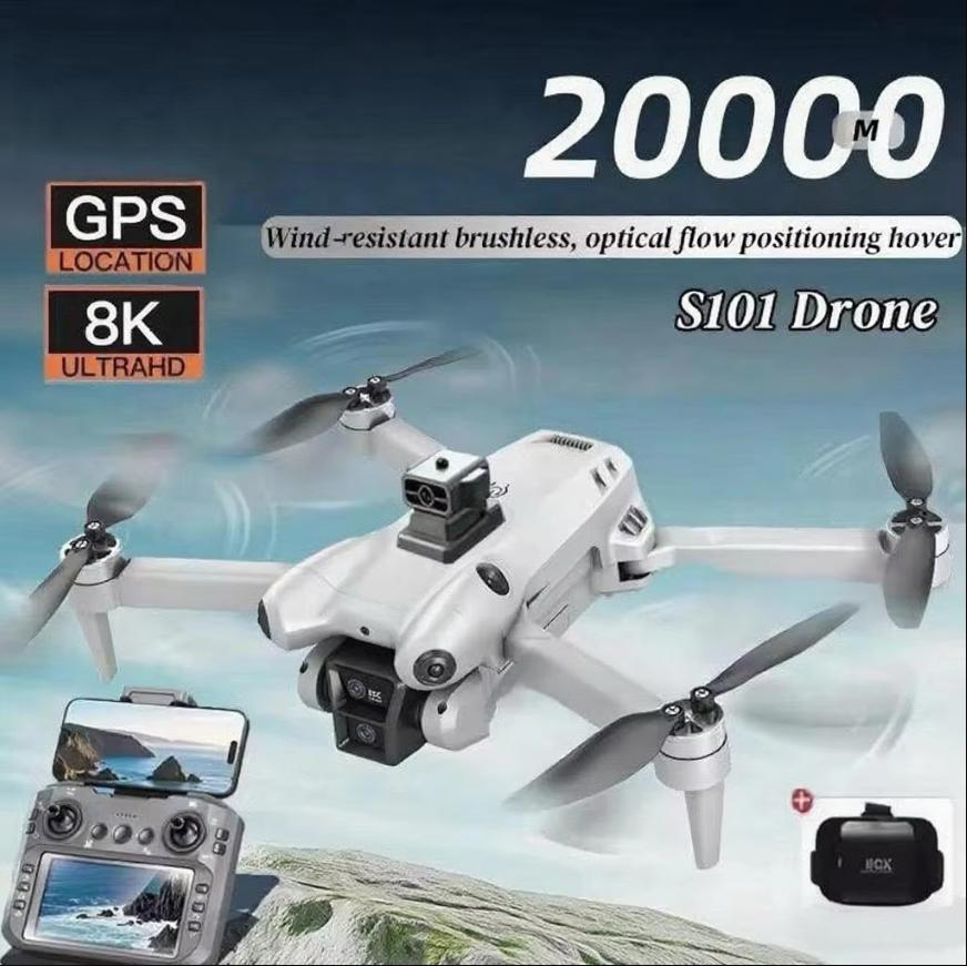 Drone Gimbal Mount - Xiaomi S101ドローン 8K HD プロ仕様 デュアルカメラ