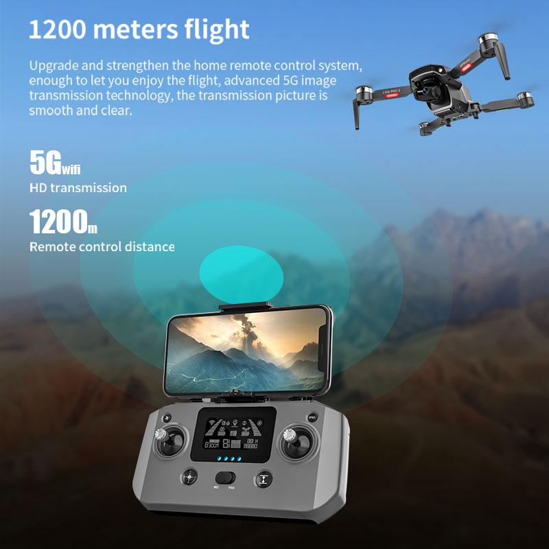 ドローンL106pro 3,4K 5g,wifi,fpv,折 - Drone Gimbal 3 Axis のレビューと価格
